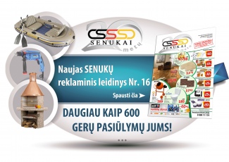 Naujas reklaminis SENUKŲ leidinys - daugiau kaip 600 gerų pasiūlymų Jums!