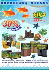 KIKA parduotuvėse AKVARIUMŲ DIENOS!