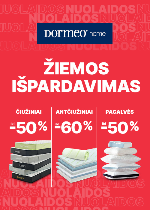 ŽIEMOS IŠPARDAVIMAS iki -50%